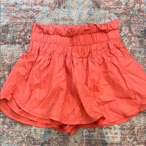 Free People Coral Mini Skirt